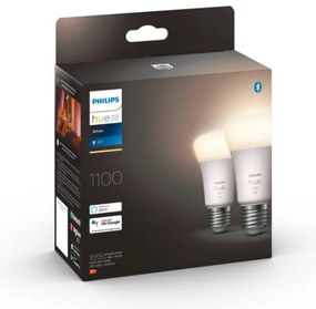 KÉSZLET 2x LED Dimmelhető izzó Philips Hue WHITE E27/9,5W/230V 2700K