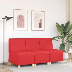 piros műbőr kanapéfotel 55 cm