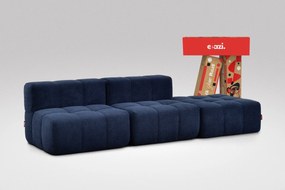3 Teiliges Modulares Sofa – Blau