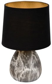 Lucide 47508/81/30 - Asztali lámpa MARMO 1xE14/40W/230V fekete
