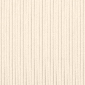 Kerekes Étkező Székek 2 pcs Krém 57 x 66 x 94 cm Bársony anyag