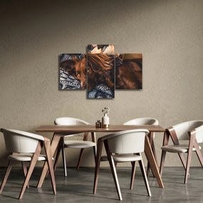Egy kép fekvő kutyákról (90x60 cm)