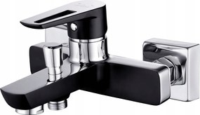 Milles Black Elegáns és funkcionális kádtöltő csaptelep króm/fekete