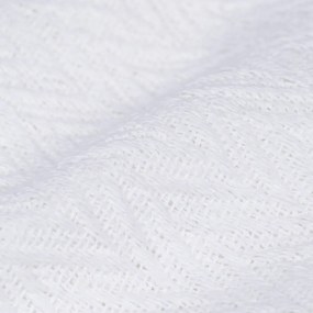 Fehér újrahasznosított pamut ágytakaró 260x280 cm Spike – Ixia