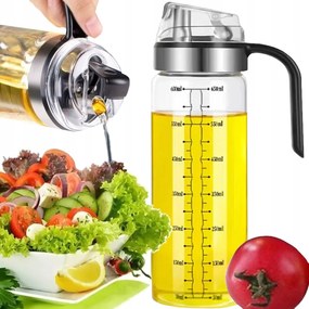 Adagoló Palack Olaj Tartály Olíva Ecet Méz Fűszer Mérőpohár 500ml
