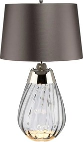 Elstead Lighting LENA SMALL LENA-TL-S-SMOKE Asztali lámpa 1X7W/GU10+1x60W/E27