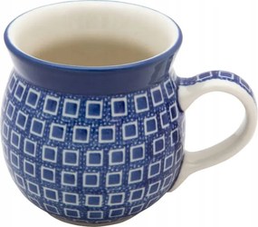 Cseh Bögre Hordó 220 ml Művészi kerámia Bolesławiec dek 2253