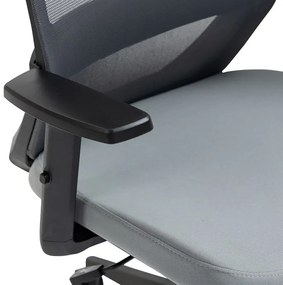 Szürke Hálós Irodai Szék, Dönthető Aretációval. KA-V324 GREY