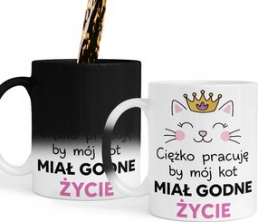 Mágikus Bögre Keményen Dolgozik Bögrék Ajándék Szöveg