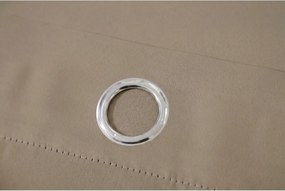 Bézs OXFORD függöny 140x250 cm Felfüggesztés: Hullámos sínszalag