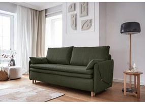 Zöld kinyitható kanapé 207 cm Simon – Miuform