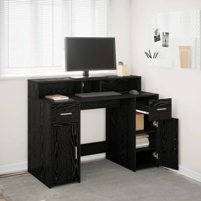 Fekete tölgy asztal 120x55x91 cm Mérnöki Fa
