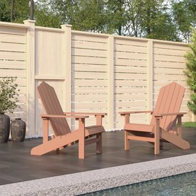 vidaXL 2 db barna HDPE kerti adirondack szék