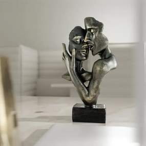 Asztali dekoráció 31,5x9,5x19 cm gyanta/patina