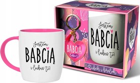 Bögre kulcstartó szett, Nagymama Napi Ajándék Nagymamáknak