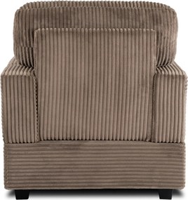 Pihenőfotel bézs színben, kordbársony kárpittal NEO