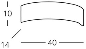 Kolarz 0291.61 - Fali lámpa ARCO 1xG9/48W/230V
