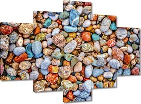 Vászonkép 150x105 Színes kavicsok