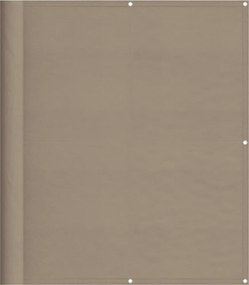 vidaXL tópszínű 100% oxford poliészter erkélyparaván 120 x 700 cm