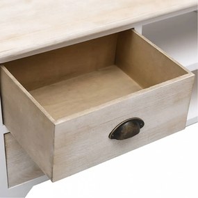 tömör császárfa TV-szekrény 108 x 30 x 40 cm