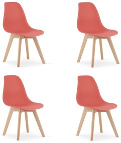 Korall KITO szék bükkfa lábakkal