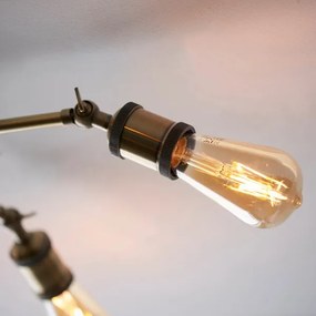 Endon 97244 - Irányítható spotlámpa HAL 5xE27/40W/230V sárgaréz