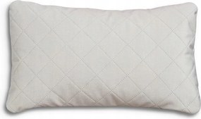 Díszpárna 50x30 velvet világos bézs pikk-pakk