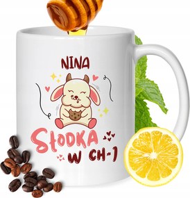 Bögre Nina Barátnő Feleség Barátnő Ajándék Nyomtatott Fehér 330ml