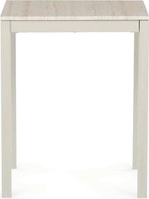 Jídelní stůl rozkládací 60-90x60 cm, melamin, travertin, GDT-206 TRV