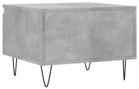 2 db betonszürke szerelt fa dohányzóasztal 50 x 46 x 35 cm