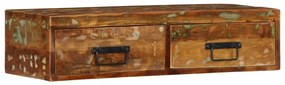 tömör újrahasznosított falra szerelhető TV-szekrény 80x30x19 cm