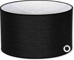 Lámpabúra Csillár Lenvászon Fekete Len Loft Anyag E27 E14 40 cm x 25