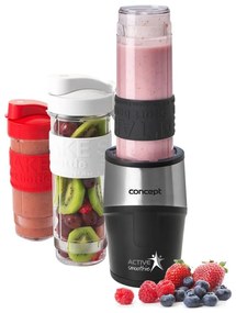 Concept SM3385 - Smoothie turmixgép kiegészítőkkel ACTIVE SMOOTHIE 500W/230V fekete