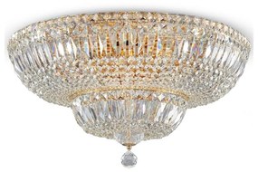 Maytoni DIA100-CL-16-G - Mennyezeti lámpa BASFOR 16xE14/60W/230V arany