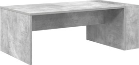vidaXL Dohányzóasztal Beton Szürke 95 x 50 x 34 cm Faanyag