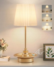 GyroVu vezeték nélküli asztali lámpa Led lámpabúra anyag