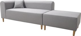 Kanapé, szürke, balos, BROKEN