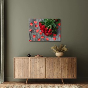 Rózsa képe (üvegen) (70x50 cm)