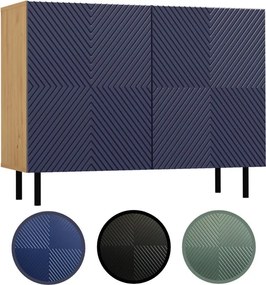 MIX Kama 2 komód, tölgy-kék