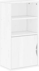 vidaXL oldalsó szekrény ODDA fehér 40x24x79 cm tömörfa fenyőfa