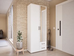 Walkon Cipősszekrény (Fehér-Hófehér kőris) modern