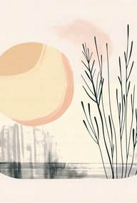 Poszter 68x101cm Pasztell Kelet