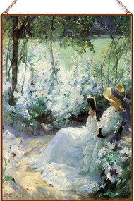 Frank Bramley - Delicious Solitude üvegkép, falikép