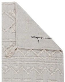 Fehér mosható kézi szövésű pamut szőnyeg 200x300 cm Tribu Natural – Lorena Canals