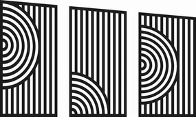 Áttört Vászonkép 3D Képek 55x90 Geometrikus Fali Dekoráció Absztrakt