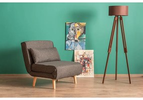 Sötétszürke fotel Folde – Artie