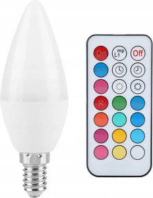 Led Izzó Színes Állítható Gyertya E12