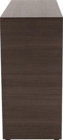 Komód, DTD/MDF, tölgy világos/tölgy sötét, KORINA