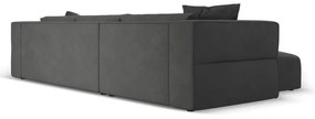Sötétszürke sarokkanapé (bal oldali) Esther – Milo Casa