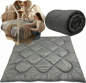 Bambusz Paplan Selyem 100x135cm Puha Bolyhos Szürke Antiallergén